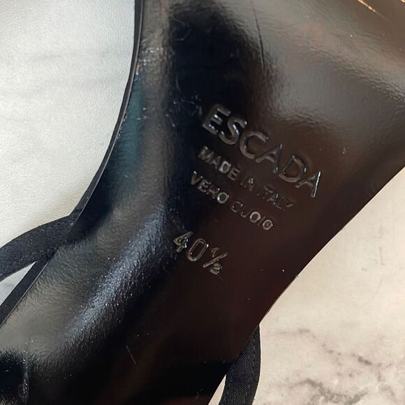 Escada Rhinestone Embellished Heels 40.5 - Picture 5 of 7
